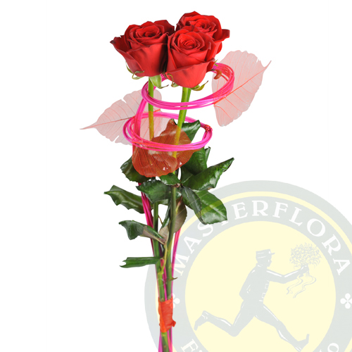 Dolce Amore - Composizione di rose rosse